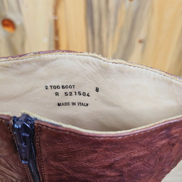 Kenneth Cole Brown Italian Leather Riding Boots - Picture 8 of 8